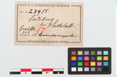 Etiketten zu Perlenkette (NHMW-PRAE-023955)